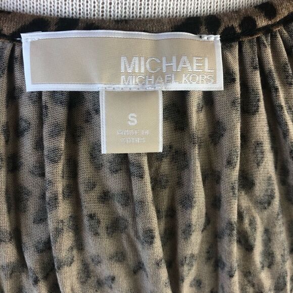 NWTāMichaelĀ KorsāCheetahāTopāSizeāS - Picture 4 of 5
